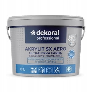 Hybrydowa Farba Dekoral Professionall Akrylit SX Aero 10L LN