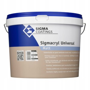 Farba Sigmacryl Odporna Na Szorowanie Mat 5L ZN