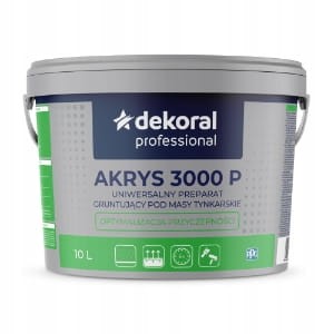 Uniwersalny preparat gruntujący Akrys 3000 P 10 L